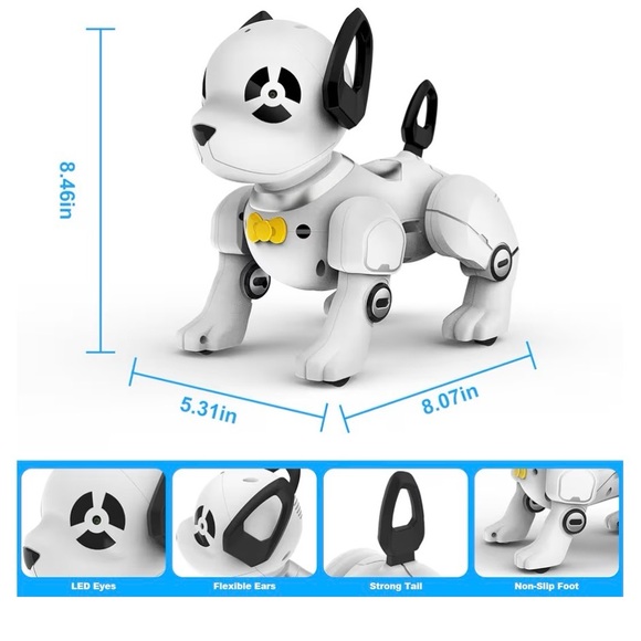 Smart RC Robot Dog Toy – Remote Control Interactive Dancing Pet Robot - Picture 2 of 7